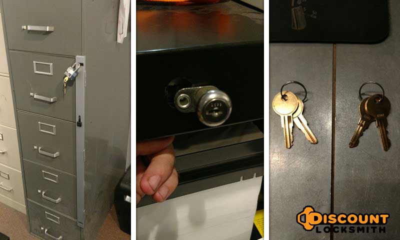 Locksmith Desk File Cabinet Lock Repair and Desk Drawer Replacement Keys in Knoxville
